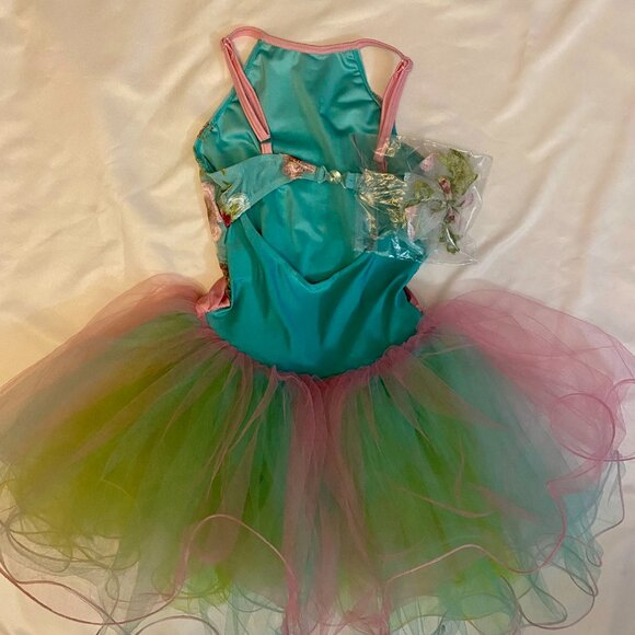 Embroidered Flower Tutu Dress - Picture 2 of 4
